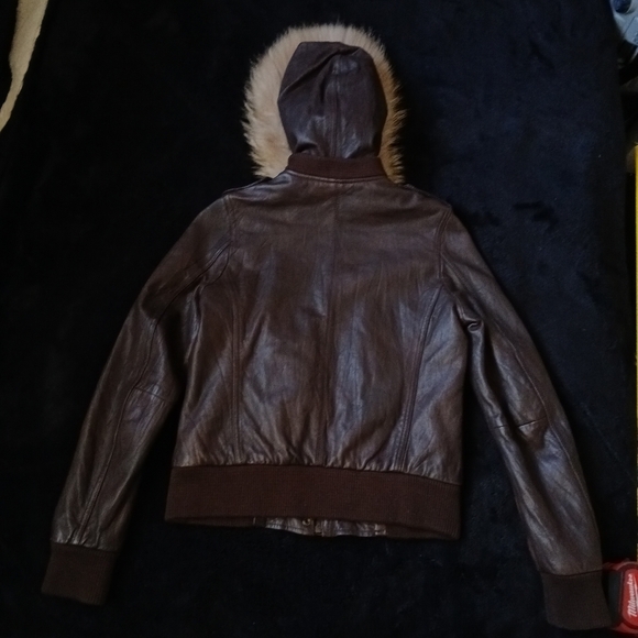 True Religion Lamb Skin Hoodie Size Medium - Picture 4 of 6